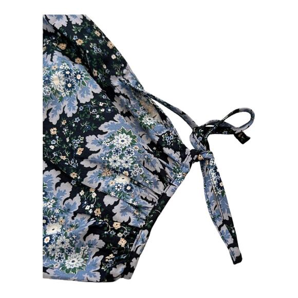 J Crew Collection Tie-Sleeve Button-Front Top in Ratti® Pacific Paisley M - Picture 6 of 13